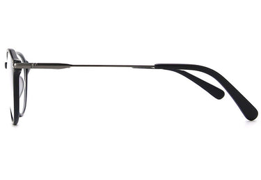 Men Urban Eyeglasses: Bergen -Black - SpecSMART Eye Clinic (Side View)